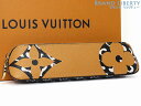 【激レア新古品】ルイヴィトン　LOUIS VUITTON　モノグラム ジャイアント ジャングル　トゥルース・エリザベット　ペンケース　ペンポーチ　マルチケース　小物入れ　ブラック ブラウン ホワイト　GI0391　【中古】