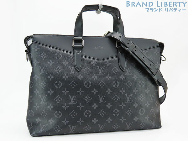 【未使用】ルイヴィトン　LOUIS VUITTON　モノグラム エクリプス　ブリーフケース エクスプローラー　2WAY ビジネスバッグ　書類かばん　ハンドバッグ　ブラック　M40566　【中古】