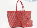 【美品】ゴヤール GOYARD サンルイPM ショルダーバッグ トートバッグ レッド AMALOUIS PM 02 【中古】