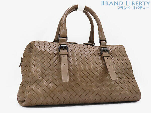 美しい 美品 ボッテガ ヴェネタ Bottega Veneta イントレチャート プリュッセ ミニボストンバッグ ハンドバッグ ブラウン ライトカーフレザー 2363 売り切れ必至 Sutpa Org