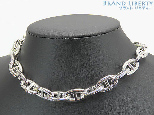 【新品仕上げ】エルメス HERMES シェーヌダンクル GM 29コマ 29LINK ネックレス ペンダント チョーカー シルバー925 AG925 【中古】