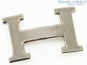 【美品】エルメス HERMES コンスタンス Hバックル ギヨシェ ギロッシュ ベルト用 32MM シルバー 【中古】
