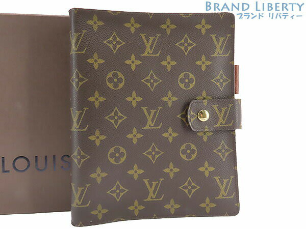 【超美品】ルイヴィトン　LOUIS VUITTON　モノグラム　アジェンダGM　手帳カバー　システム手帳　R20106　【中古】