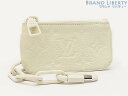 【未使用】ルイヴィトン LOUIS VUITTON トリヨン モノグラム ポシェットクレ フックチェーン付 コインケース 小銭入れ コンパクト財布 ホワイト M...