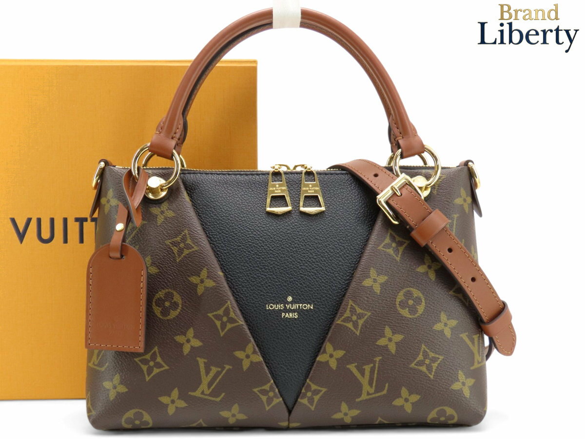 Rakuten - 【超美品】ルイヴィトン LOUIS VUITTON モノグラム Vトート BB 2WAY ハンドバッグ トートバッグ ショルダーバッグ ノワール ブラック PVC レザー M43976　【中古】
