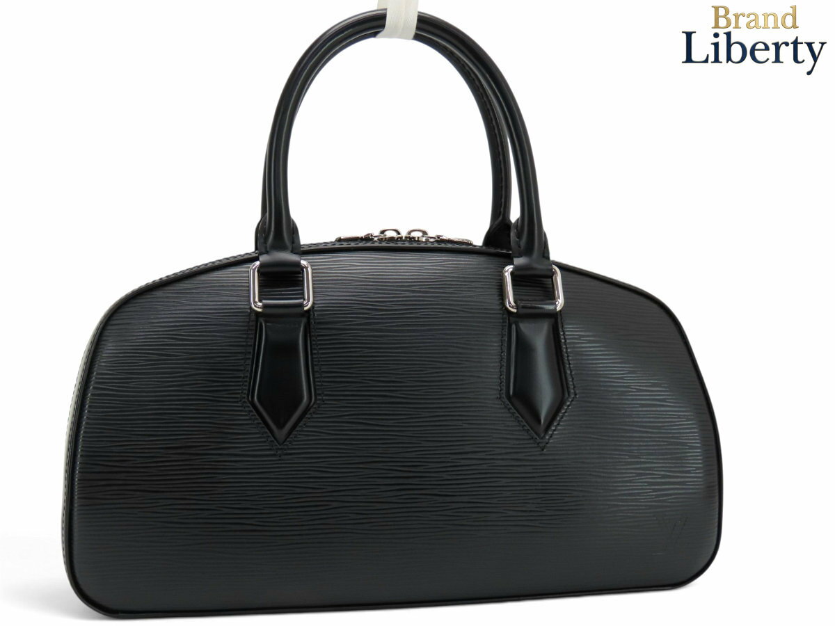 Rakuten - 【超美品】ルイヴィトン LOUIS VUITTON エピ ジャスミン ミニボストンバッグ ハンドバッグ ボーリングバッグ ノワール ブラック レザー M52782　【中古】