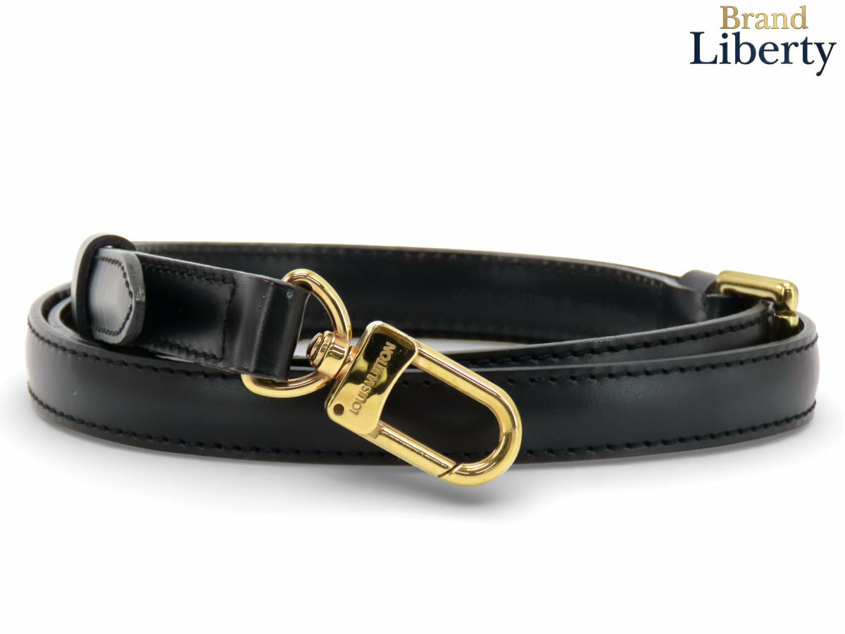 乐天商城 - 【美品】ルイヴィトン LOUIS VUITTON エピ 調整可能 ショルダーストラップ ブラック ゴールド金具 レザー J00272　【中古】