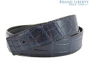 【レア美品】エルメス HERMES ポロサスマット クロコダイル ベルト リバーシブル 32MM ネイビー ブラック ポロサスマット クロコダイルレザー 【中古...