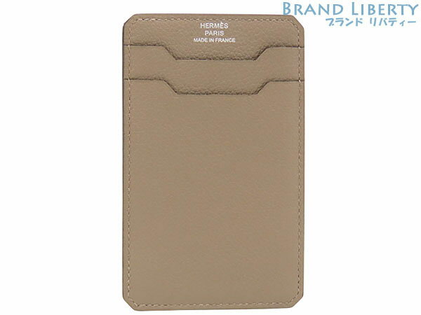 【未使用】エルメス HERMES シティ City 3CC カードケース パスケース 名刺入れ エトゥープベージュ系 エバーカラー H074663CA 18 C刻 【中古】