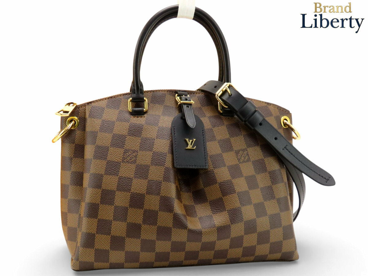 乐天商城 - 【新品同様】ルイヴィトン LOUIS VUITTON ダミエ オデオン トート PM 2WAY ハンドバッグ 斜め掛けショルダーバッグ セミショルダーバッグ ノワール ブラック PVC レザー N45282　【中古】