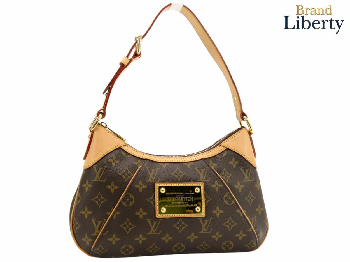 乐天商城 - 【超美品】ルイヴィトン LOUIS VUITTON モノグラム テムズ PM セミショルダーバッグ ワンショルダーバッグ ハンドバッグ ダークブラウン PVC レザー M56384　【中古】