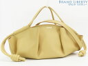 【超美品】ロエベ LOEWE パセオバッグ スモール 2WAY ハンドバッグ 斜め掛け ショルダーバッグ ノット ダークバター イエローベージュ カーフレザー ...