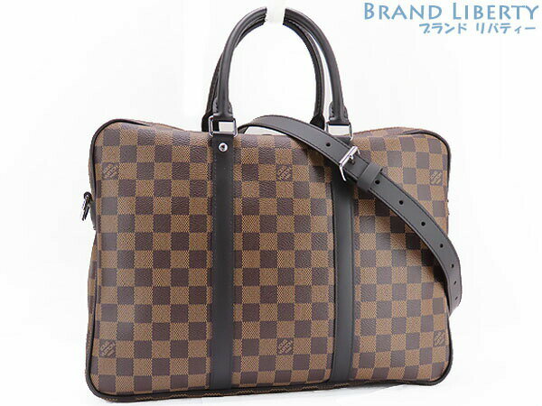 ルイヴィトン　LOUIS VUITTON　ダミエ　PDV PM　ポルト ドキュマン ヴォワヤージュ　ビジネスバッグ　ブリーフケース　書類かばん　N41466　