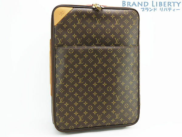 【超美品】ルイヴィトン　LOUIS VUITTON　モノグラム　ペガス 55　キャリーバッグ　キャリーケース　トロリー　トラベルバッグ　ダークブラウン　M23294　【中古】