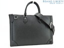 【新品同様】ルイヴィトン LOUIS VUITTON タイガ スリム ブリーフケース 2WAY ビジネスバッグ 書類カバン ハンドバッグ ショルダーバッグ ノワ...