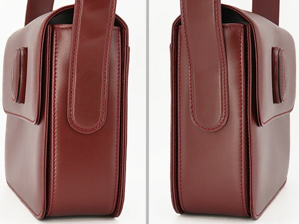 【超美品】カルティエ　Cartier　マストライン　ターンロック　斜め掛けショルダー...