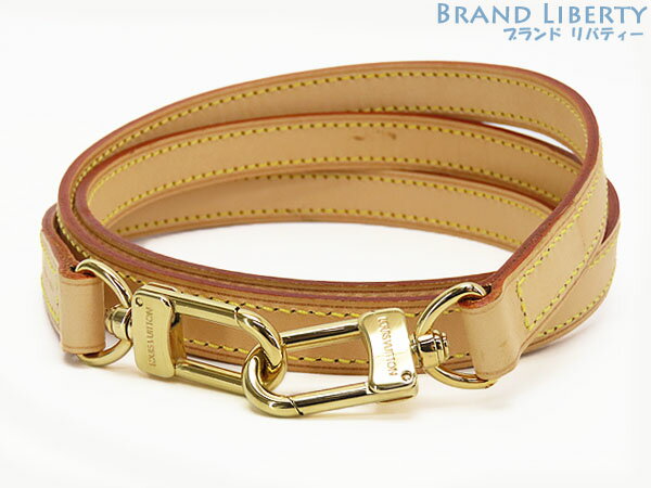 乐天商城 - 【ほぼ新品】ルイヴィトン　LOUIS VUITTON　ヌメ革　調整不可　ショルダーストラップ　ナチュラル ゴールド　カーフレザー　【中古】