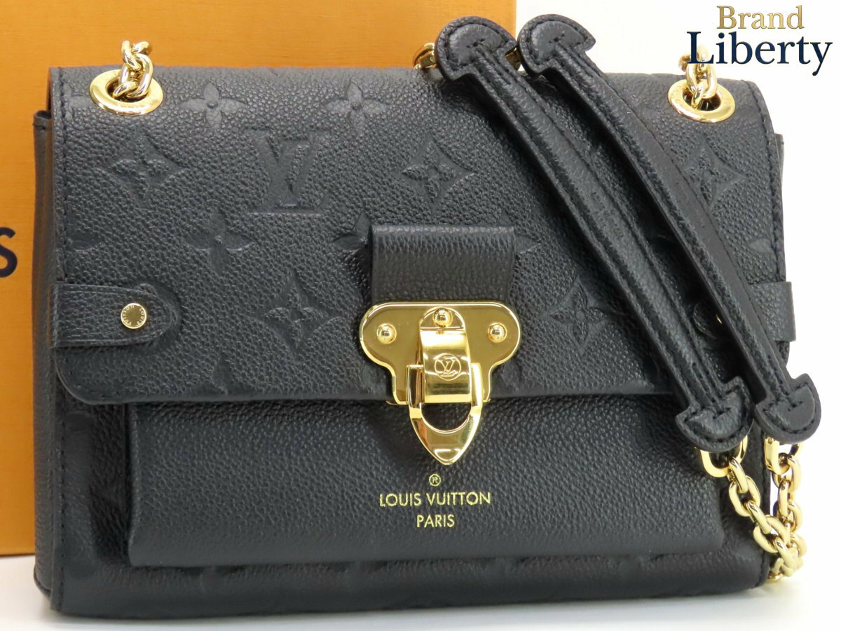 Rakuten - 【ほぼ新品】ルイヴィトン LOUIS VUITTON モノグラム アンプラント ヴァヴァン BB チェーンショルダーバッグ 斜め掛けショルダーバッグ ポシェット ノワール ブラック アンプラントレザー M44550　【中古】