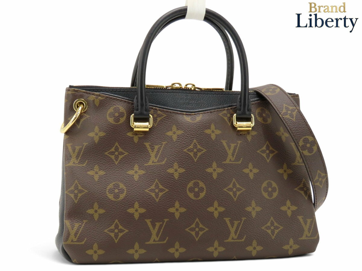 Rakuten - 【美品】ルイヴィトン LOUIS VUITTON モノグラム パラス BB 2WAY ハンドバッグ ショルダーバッグ ノワール ブラック PVC レザー M42960　【中古】