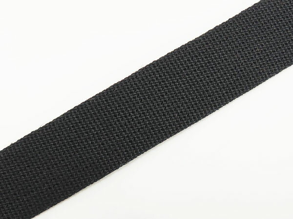 【未使用】エルメス　HERMES　ガーデンパーティTPM用　ショルダーストラップ　調節不可　ブラック　キャンバス レザー　【中古】 3