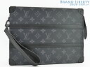 【レア超美品】ルイヴィトン　LOUIS VUITTON　モノグラム エクリプス　トランク ポシェット　セカンドバッグ　クラッチバッグ　ハンドバッグ　ポーチ　ブラック　M45937　【中古】