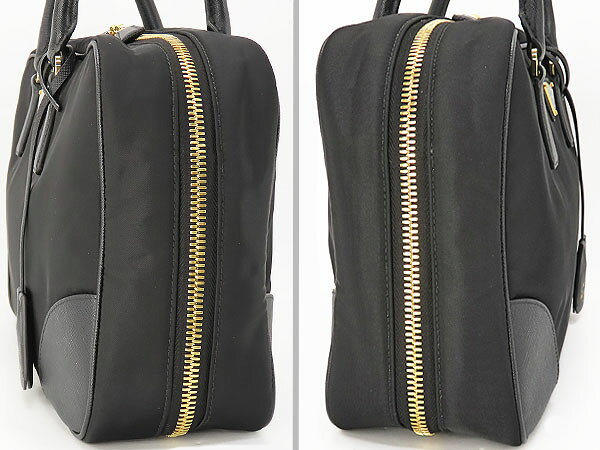 【ほぼ新品】プラダ　PRADA　Re-Edition リエディション 1978 ラージ Re-Nylon リナイロン 2WAY ミニボストンバッグ　ハンドバッグ　ショルダーバッグ　NERO ブラック　1BB114　【中古】 b-liberty-10040087 Brand Liberty サンプル画像3