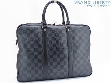 【超美品】ルイヴィトン　LOUIS VUITTON　ダミエグラフィット　PDV PM　ポルト ドキュマン ヴォワヤージュ　ビジネスバッグ　ブリーフケース　書類かばん　N41478　【中古】