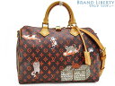 【限定美品】ルイヴィトン LOUIS VUITTON トランスフォームド モノグラム キャットグラム スピーディ バンドリエール 30 2WAY ミニボストンバ...