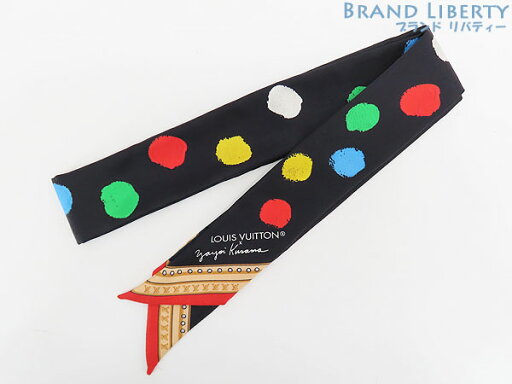 【レアほぼ新品】ルイヴィトン LOUIS VUITTON ヤヨイ クサマ モノグラム LV×YK バンドーBB ペインテッド ドット スカーフ ツイリー 草間彌生 ブラック マルチカラー M78485 【中古】 【レアほぼ新品】ルイヴィトン LOUIS VUITTON ヤヨイ クサマ モノグラム LV×YK バンドーBB ペインテッド ドット スカーフ ツイリー 草間彌生 ブラック マルチカラー M78485 【中古】