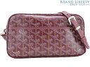 【美品】ゴヤール GOYARD カップヴェール PM バッグ 斜め掛け ショルダーバッグ ポシェット ポーチ ボルドー PVC レザー 【中古】
