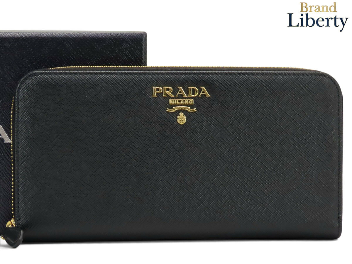 楽天市場】prada プラダ ラウンドファスナー長財布 サフィアーノの通販