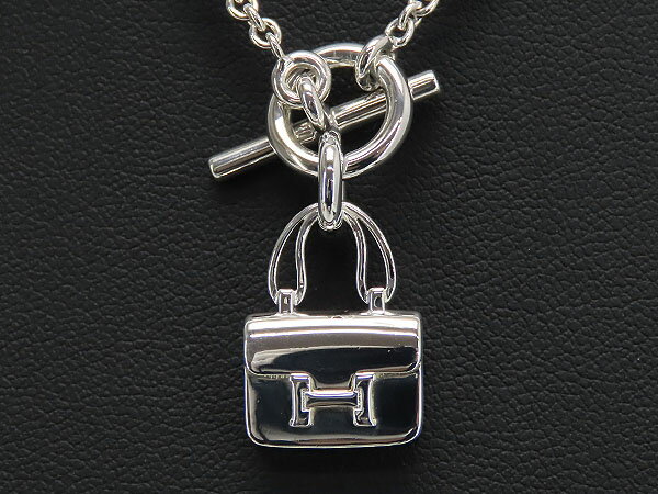 【新品仕上げ】エルメス　HERMES　アミュレット コンスタンス モチーフ　ネックレ...