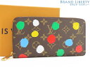 【新品】ルイヴィトン　LOUIS VUITTON　ヤヨイ クサマ モノグラム　LV×YK　ジッピーウォレット　ラウンドファスナー長財布　草間彌生　マルチカラー　M81864　【中古】