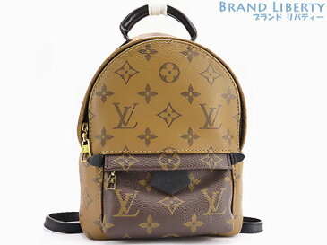 【超美品】ルイヴィトン　LOUIS VUITTON　モノグラム リバース　パームスプリングス バックパック MINI ミニ　リュックサック　ショルダーバッグ　ショルダーポーチ　M42411 M44872　【中古】