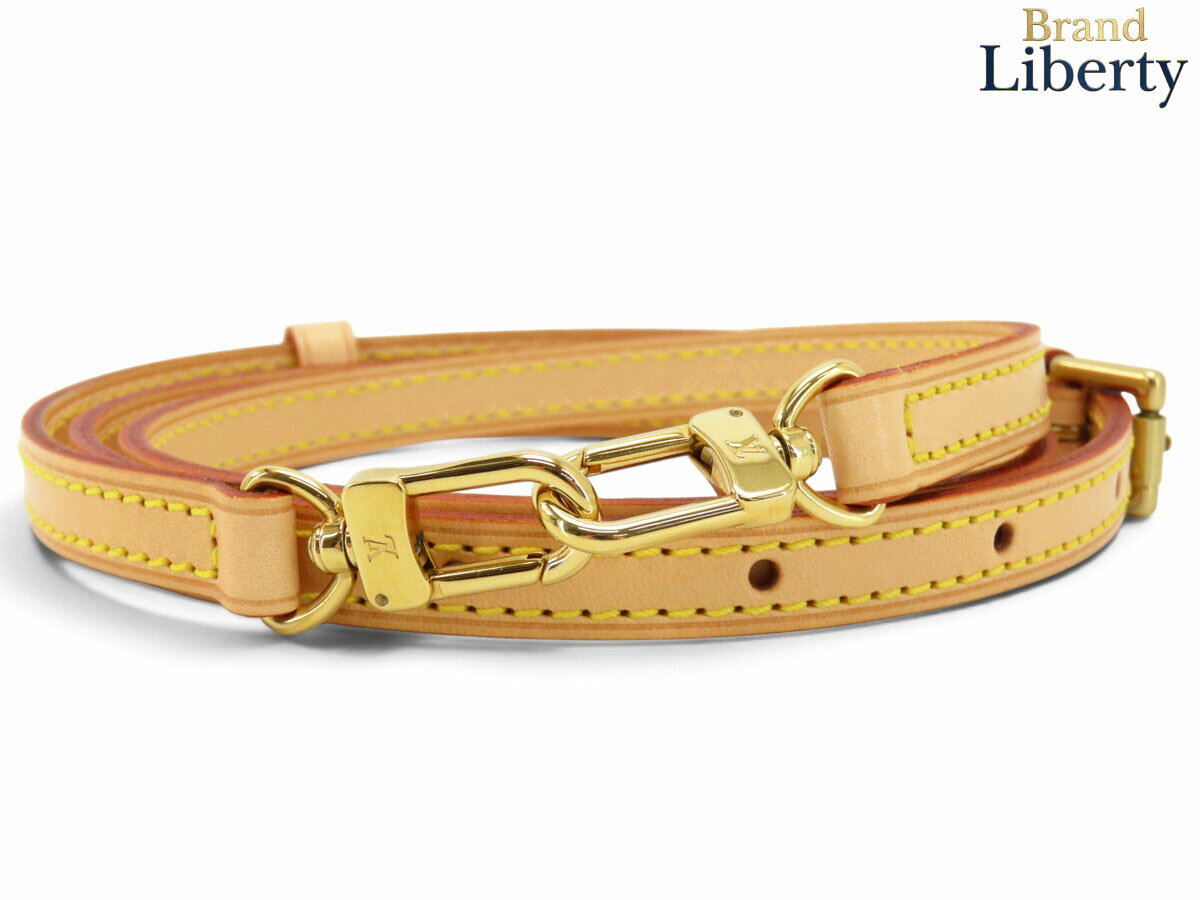 Rakuten - 【未使用】ルイヴィトン LOUIS VUITTON ヌメ革 調整可能 ショルダーストラップ ナチュラル ゴールド カーフレザー　【中古】