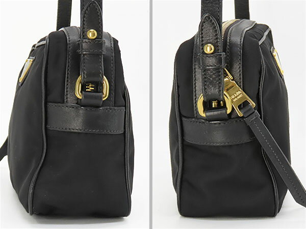 【美品】プラダ　PRADA　テスート　トライアングル　斜め掛け ショルダーバッグ　...