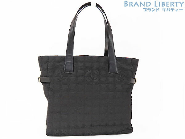 乐天商城 - 【ほぼ新品】シャネル　CHANEL　ニュートラベルライン　トートGM　トートバッグ　ショルダーバッグ　ブラック　ナイロン レザー　A15825　【中古】