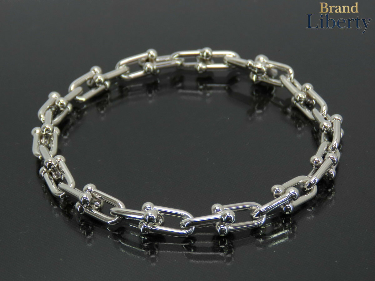 乐天商城 - 【新品仕上げ】ティファニー TIFFANY&Co. ハードウェア スモール リンク ブレスレット ラージ スターリングシルバー シルバー スターリングシルバー シルバー925 AG925 60153083