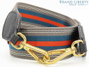 【未使用】プラダ PRADA ストライプ ショルダーストラップ ナイロンキャンバス 調節不可 4CM グレー ブルー オレンジ ホワイト ブラック ゴールド金具...