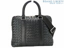 【レア超美品】ボッテガ ヴェネタ BOTTEGA VENETA スリム イントレチャート ブリーフケース 2WAY ビジネスバッグ 書類かばん ハンドバッグ ブ...