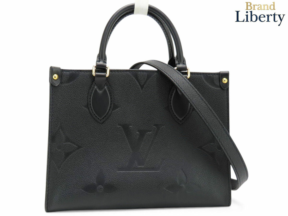 乐天商城 - 【超美品】ルイヴィトン LOUIS VUITTON モノグラム アンプラント オンザゴー PM 2WAY ハンドバッグ トートバッグ ショルダーバッグ ノワール ブラック レザー M45653　【中古】