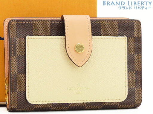 【ほぼ新品】ルイヴィトン LOUIS VUITTON ダミエ ポルトフォイユ ジュリエット 二つ折り財布 コンパクト財布 ダークブラウン クレーム ベージュ ピンク N60380 【中古】 【ほぼ新品】ルイヴィトン LOUIS VUITTON ダミエ ポルトフォイユ ジュリエット 二つ折り財布 コンパクト財布 ダークブラウン クレーム ベージュ ピンク N60380 【中古】