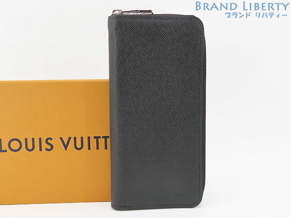 【ほぼ新品】ルイヴィトン　LOUIS VUITTON　タイガ　ジッピーウォレット ヴェルティカル　ラウンドファスナー長財布　ノワール ブラック　M30503　【中古】