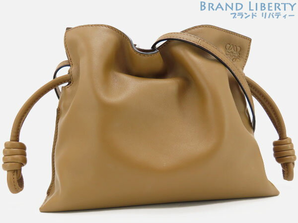 【未使用】ロエベ　LOEWE　フラメンコ クラッチ ミニ　2WAY ショルダーバッグ　クラッチバッグ　セカンドバッグ　ポシェット　ポーチ　カーキブラウン　ナパカーフレザー　A411FC2X37 A411FC2X17　【中古】のサムネイル