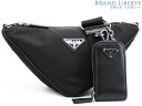 【新古品】プラダ PRADA Re-Nylon リナイロン トライアングル 2WAY 斜め掛け ショルダーバッグ メッセンジャーバッグ ハンドバッグ ショルダー...