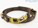 【ほぼ新品】ルイヴィトン LOUIS VUITTON モノグラム 調整可能 ショルダーストラップ ダークブラウン J52315 【中古】
