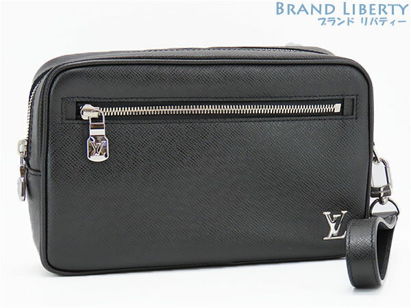 【新品同様】ルイヴィトン　LOUIS VUITTON　タイガ　ポシェット カサイ　セカンドバッグ　ハンドバッグ　クラッチバッグ　ポーチ　ノワール ブラック　M30441　【中古】