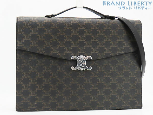 【レアほぼ新品】セリーヌ　CELINE　トリオンフ　2WAY ドキュメントホルダー　ビジネスバッグ　ブリー..