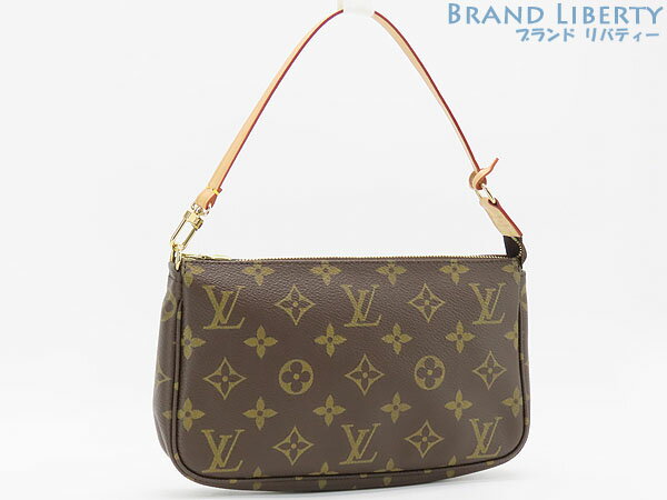 乐天商城 - 【未使用】ルイヴィトン　LOUIS VUITTON　モノグラム　ポシェット アクセソワール　アクセサリーポーチ　ワンショルダーバッグ　ハンドバッグ　ダークブラウン　M51980　【中古】