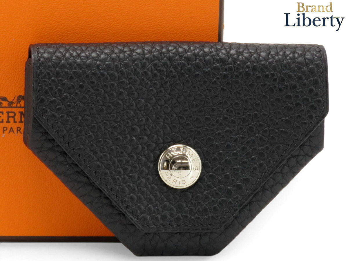 Rakuten - 【激レアほぼ新品】エルメス HERMES ル ソワ サンドゥーズ コインケース コインパース 小銭入れ ブラック トゴ □I刻　【中古】